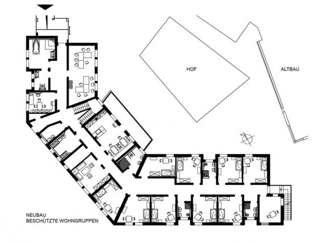 Neubau Beschützte Wohngruppen