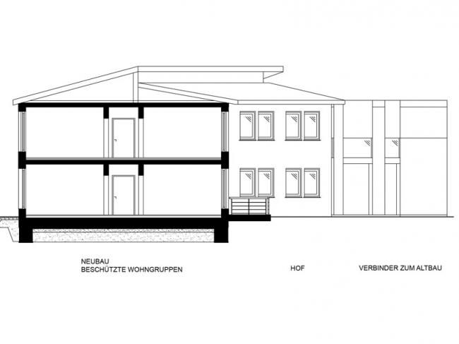 Neubau Beschützte Wohngruppen