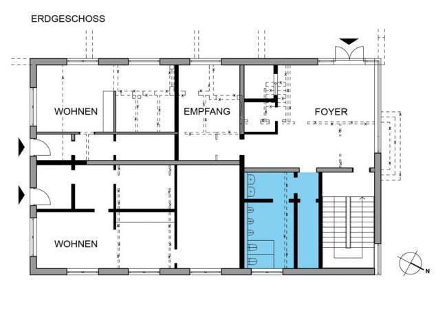 Schaffung Tagungshaus mit Hotelanbindung