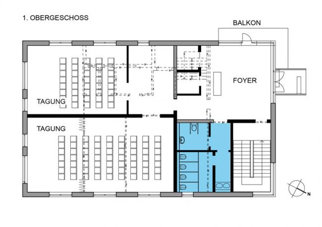 Schaffung Tagungshaus mit Hotelanbindung