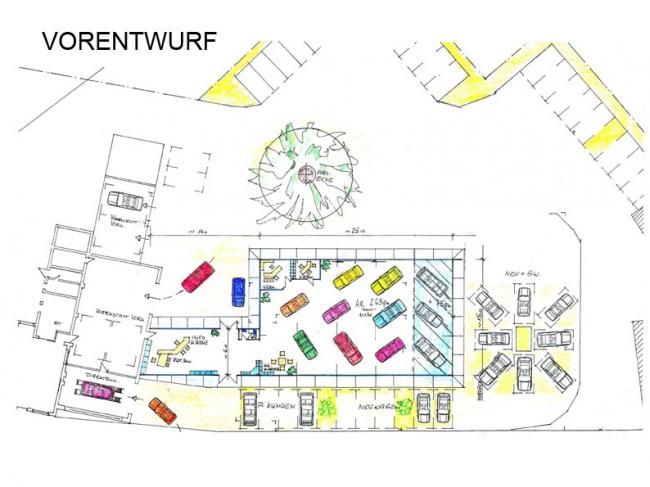 Erweiterung Autohaus mit attraktiven Verkaufs- und Präsentationsflächen