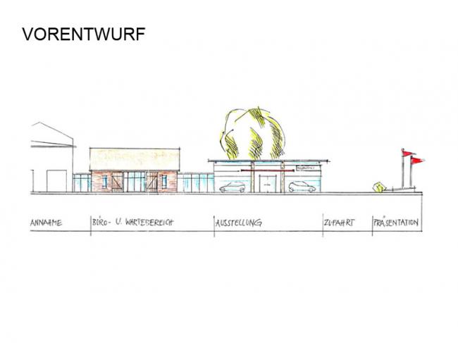 Erweiterung Autohaus mit attraktiven Verkaufs- und Präsentationsflächen