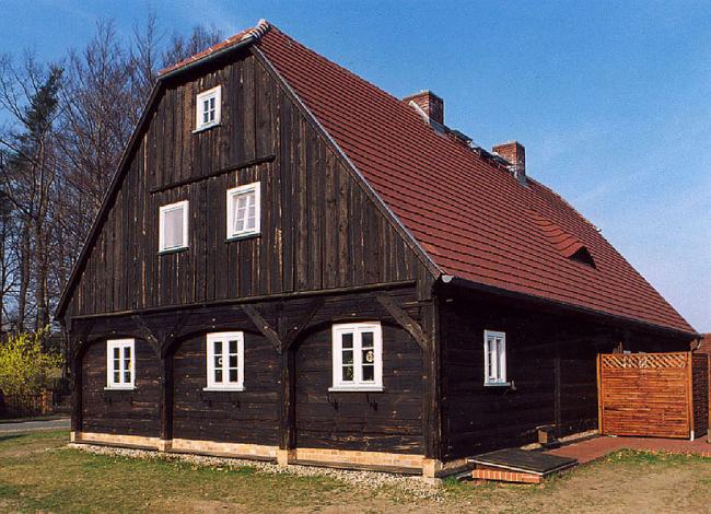 Wiederaufbau historisches Schrotholzhaus