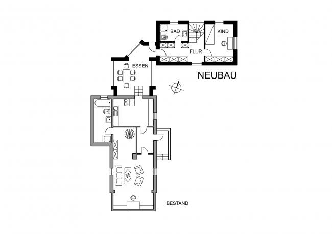 Exklusiver Umbau Wohnhaus in Holzbauweise