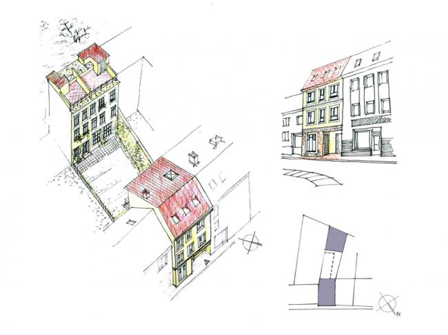 Neubau Wohn- und Geschäftshaus durch anspruchsvolle Lückenbebauung