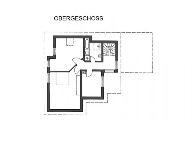 Neubau unterkellertes Wohnhaus in Hanglage